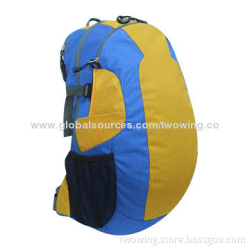 Backpack with two main compartments, 420D Dobby fabric